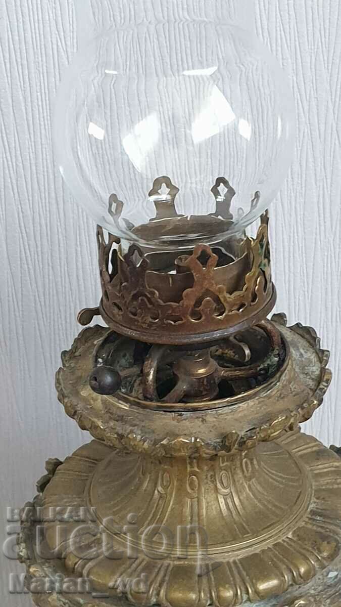 Auction  Old French gas lamp