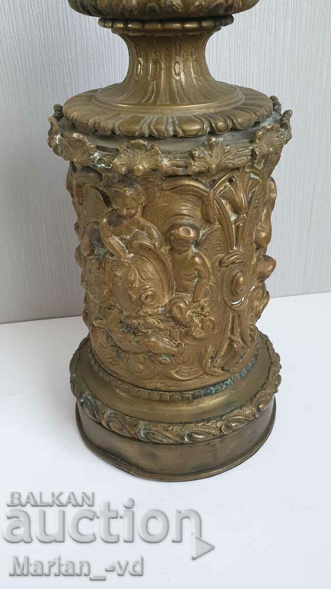 Old French gas lamp - 5