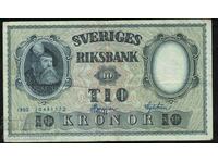 Sweden 10 Kronor 1962 Pick 43d Ref 1572