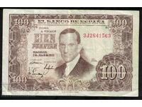 Spania 100 Pesetas 1953 Pick 150 Ref 1563