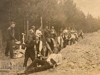 Kyustendil 1921 Digging a ditch for the city water supply