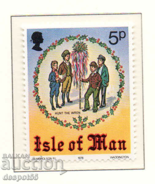 1978. Isle of Man. Christmas.