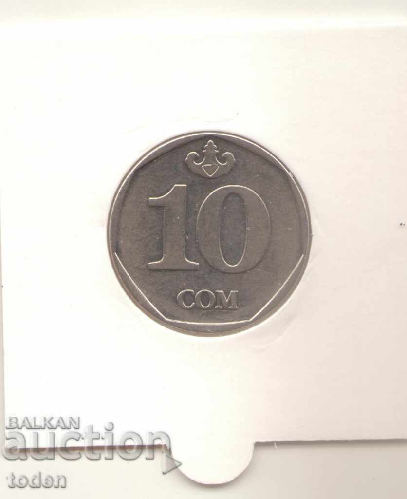 - Kyrgyzstan-10 Som-2009-KM# 43