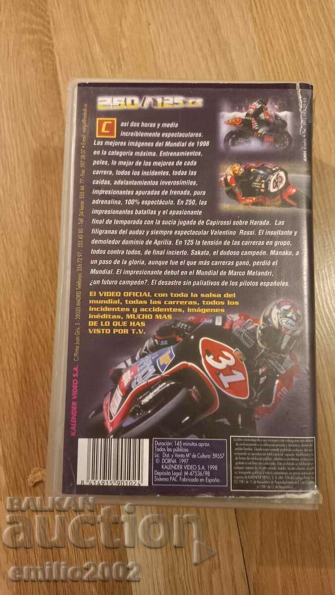 Licitație Casete video Emisiune de motociclete Licitație Casete video Emisiune de motociclete