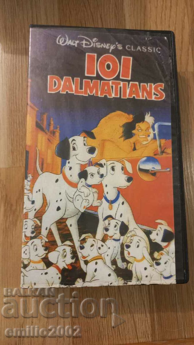 Videotape Animation 101 Dalmatians