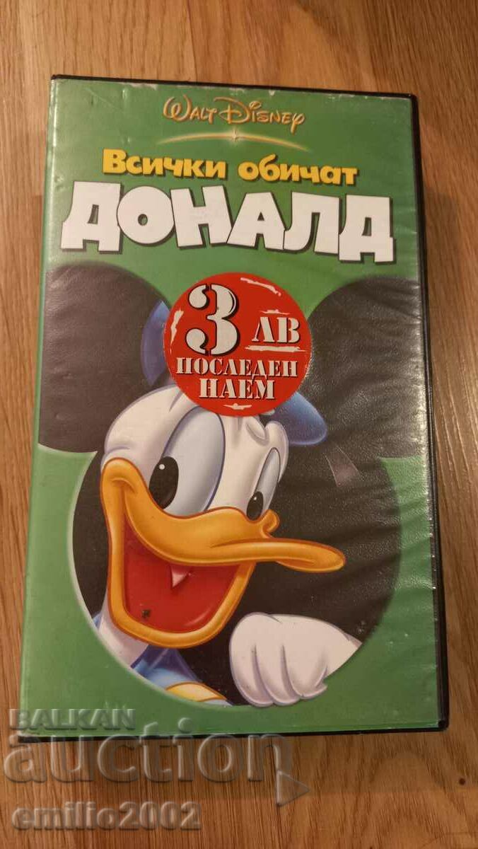 Videotape Animation Everybody Loves Donald