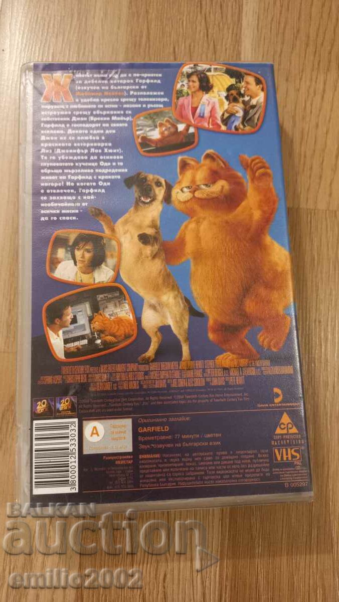 Licitație Casetă video de animație Garfield Licitație Casetă video de animație Garfield