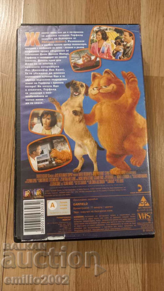 Auction Videotape Animation Garfield Auction Videotape Animation Garfield