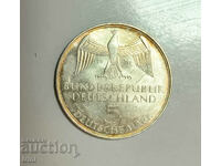 Германия 5 марки 1971 100 г. Германска империя сребро е237