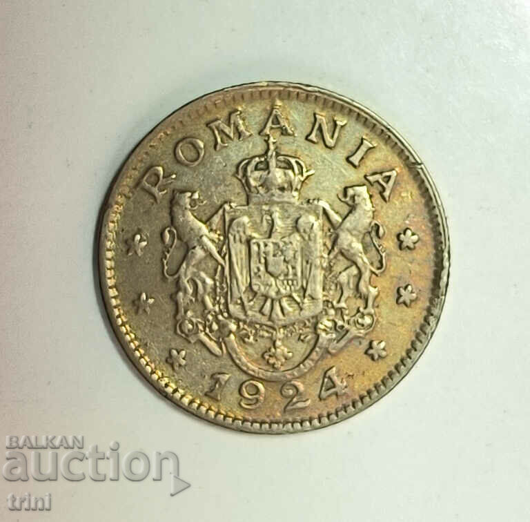 Romania 1 lei 1924 year e125 with price 2.00 BGN | € 1.02 Romania 1 lei 1924 year e125 with price 2.00 BGN | € 1.02