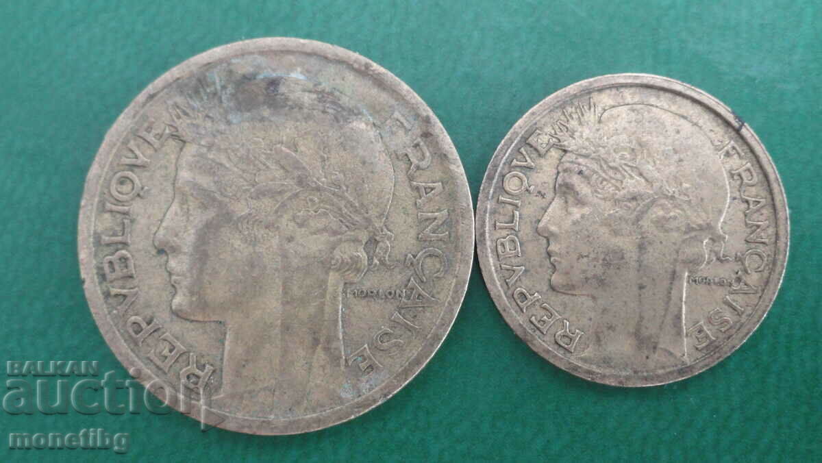 Auction France 1938-1939 - Coins (2 pieces) Auction France 1938-1939 - Coins (2 pieces)