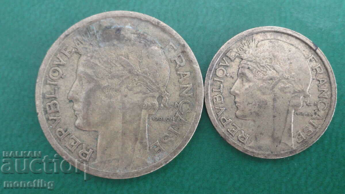 France 1938-1939 - Coins (2 pieces) - 5 France 1938-1939 - Coins (2 pieces) - 5