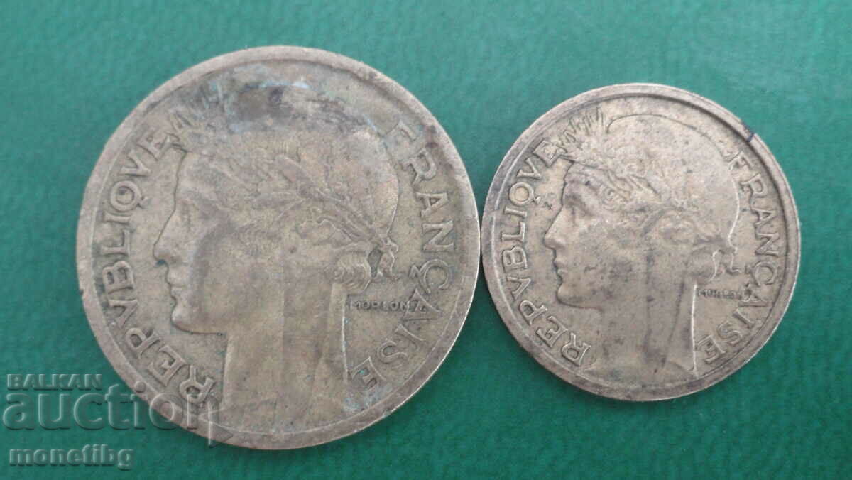 Франция 1938-1939г. - Монети (2 броя)