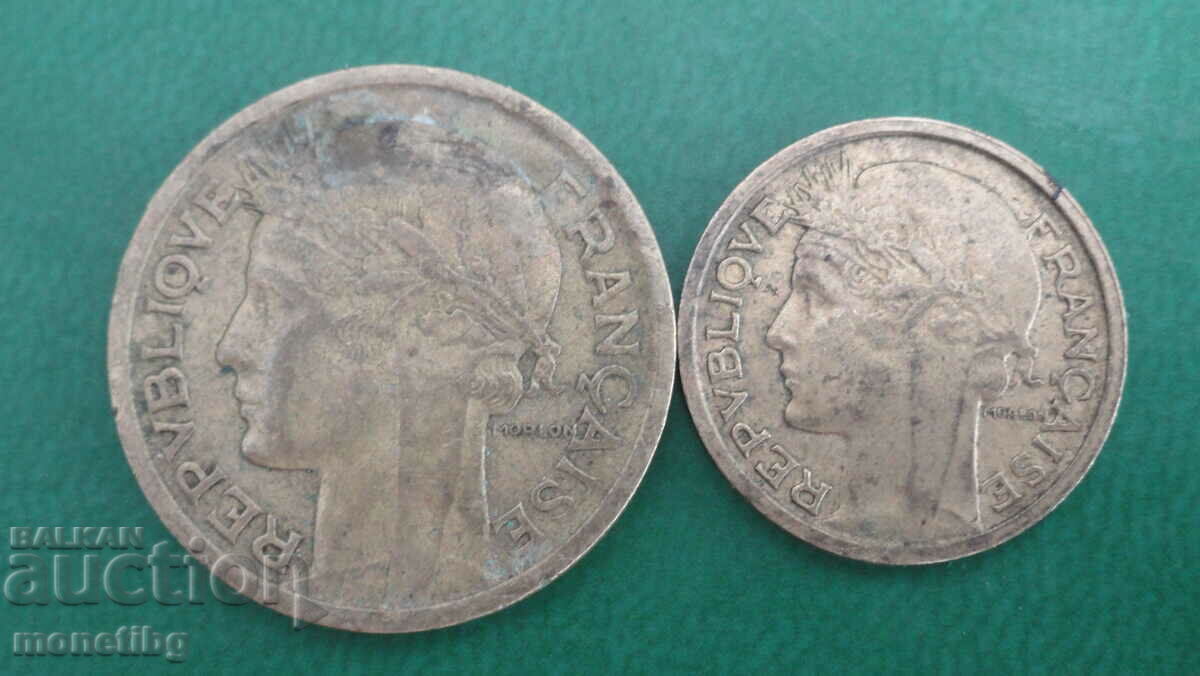 France 1938-1939 - Coins (2 pieces) France 1938-1939 - Coins (2 pieces)