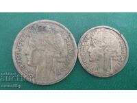 Franța 1938-1939 - Monede (2 bucăți)