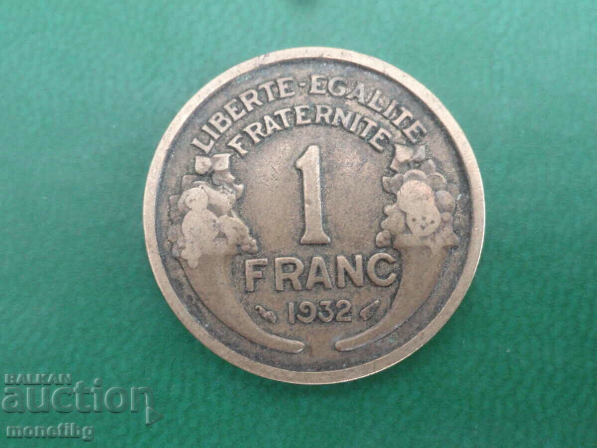 Delivery of France 1932 - 1 franc Delivery of France 1932 - 1 franc