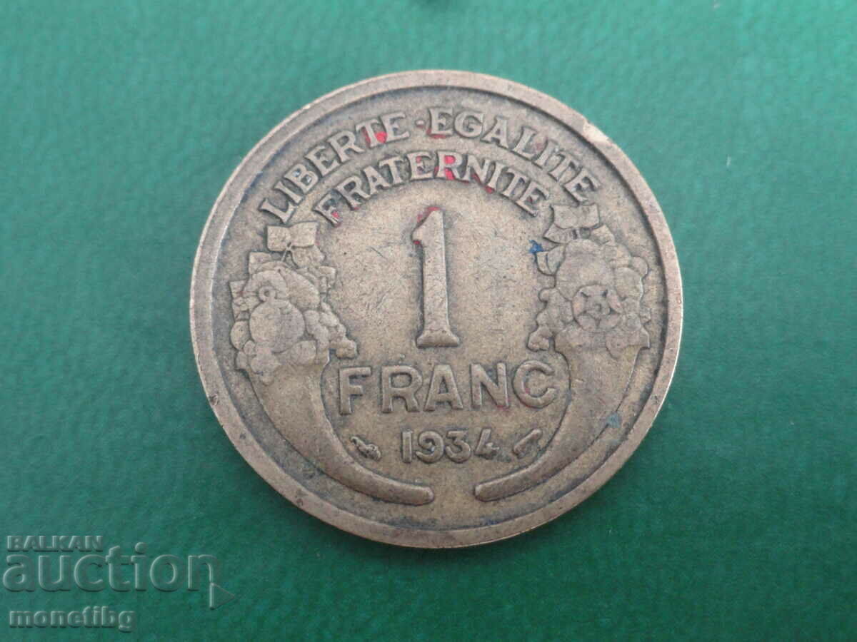France 1934 - 1 franc with price 1.20 BGN | € 0.61 France 1934 - 1 franc with price 1.20 BGN | € 0.61