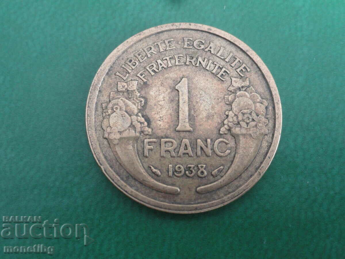 France 1938 - 1 franc with price 1.20 BGN | € 0.61 France 1938 - 1 franc with price 1.20 BGN | € 0.61