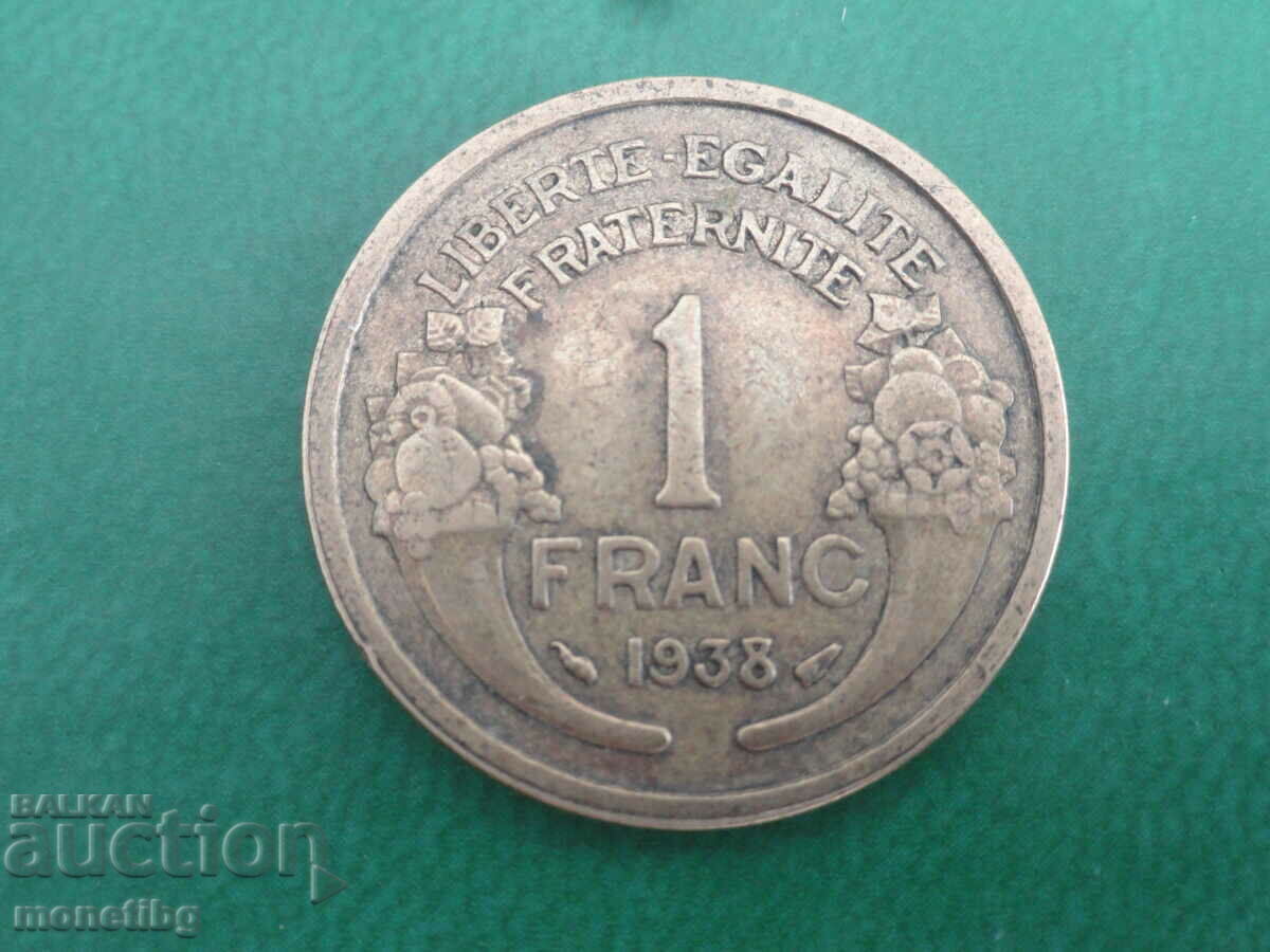 Παράδοση Γαλλία 1938 - 1 φράγκο Παράδοση Γαλλία 1938 - 1 φράγκο