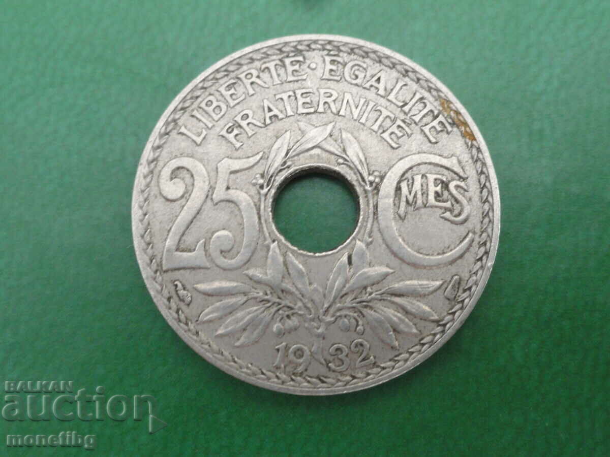 Licitație Franța 1932 - 25 de centimetri Licitație Franța 1932 - 25 de centimetri