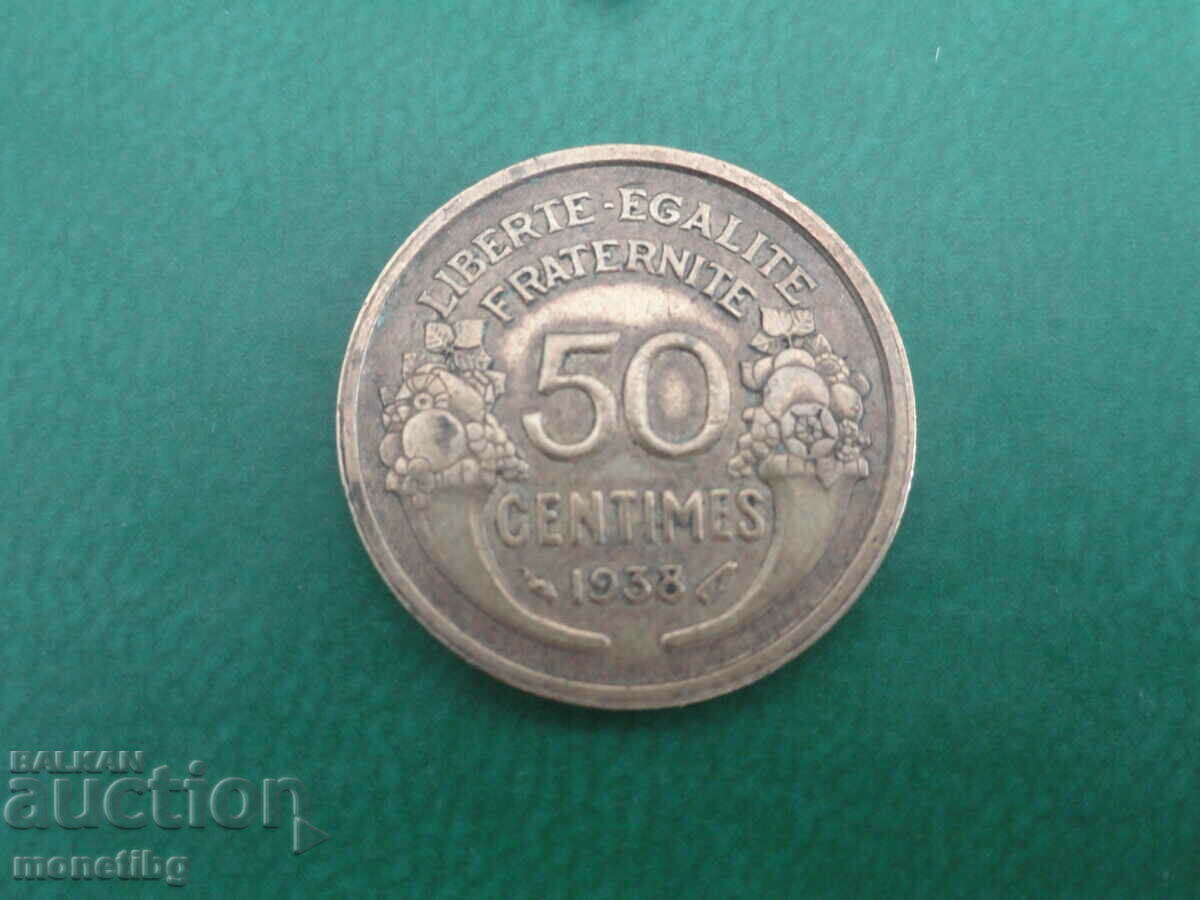 Delivery of France 1938 - 50 centimes Delivery of France 1938 - 50 centimes