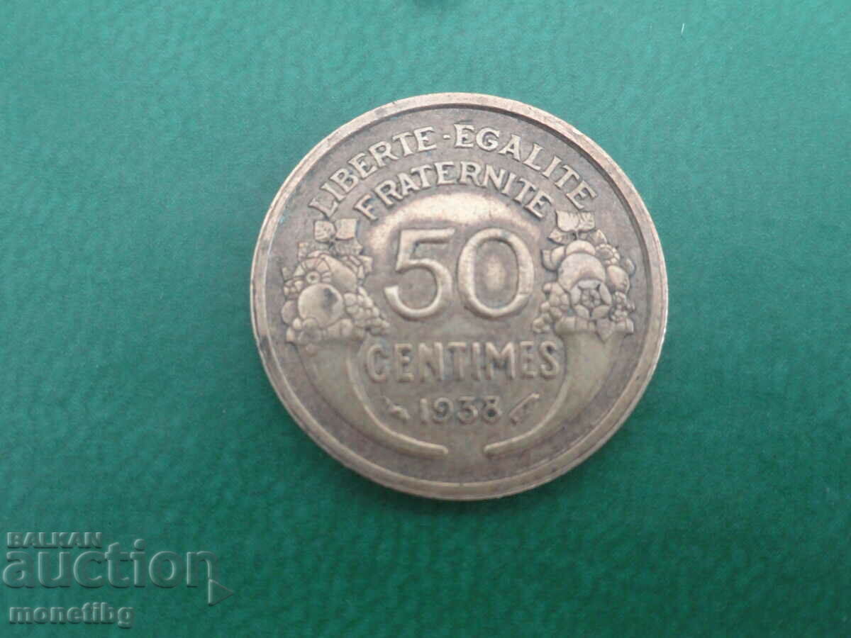 France 1938 - 50 centimes - 6 France 1938 - 50 centimes - 6