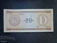 20 Cuban pesos for tourists