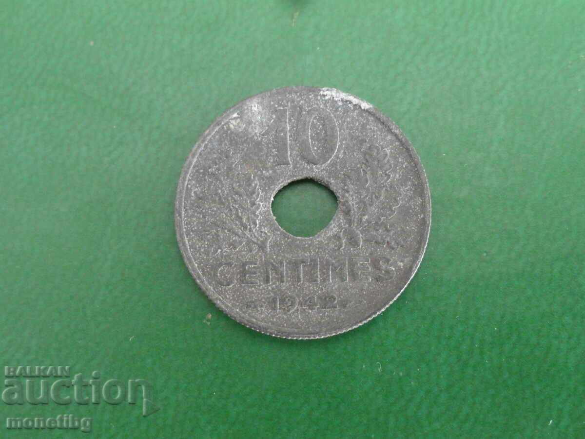 Γαλλία 1942 - 10 εκατοστά - 5