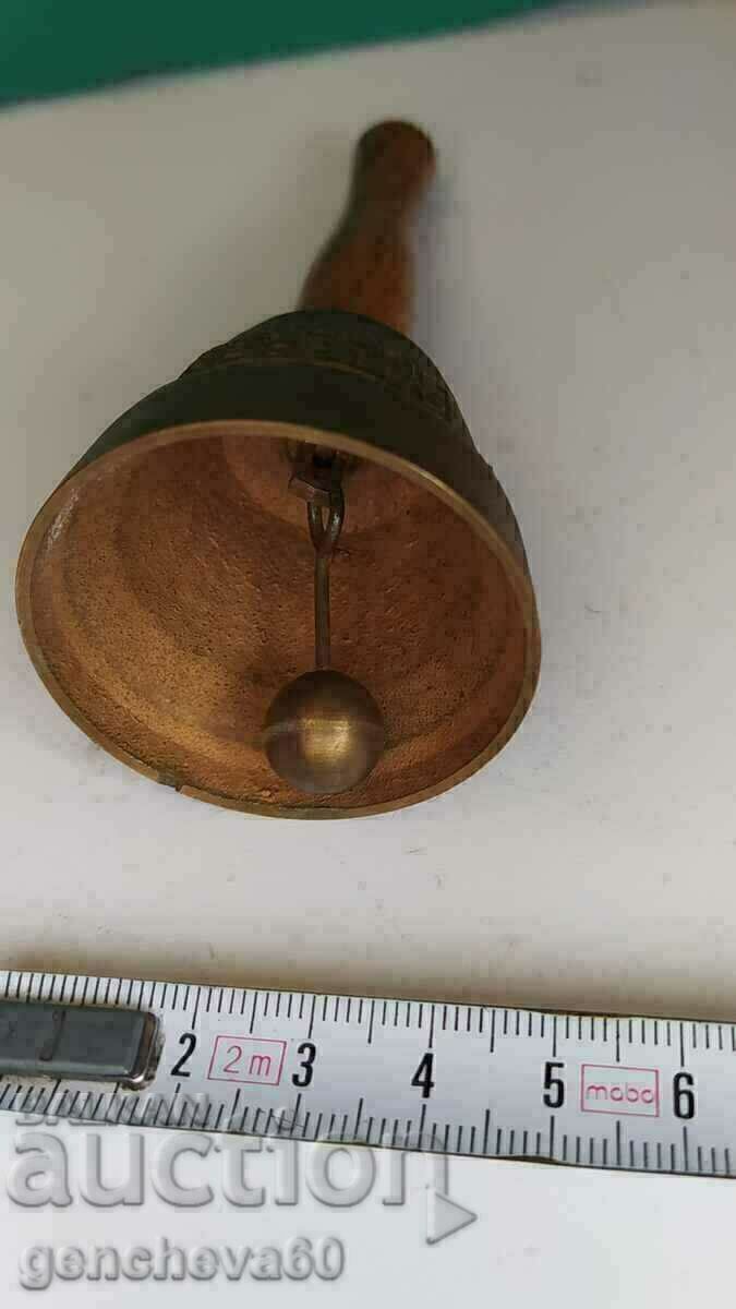 Auction Old French bronze bell, table bell Auction Old French bronze bell, table bell