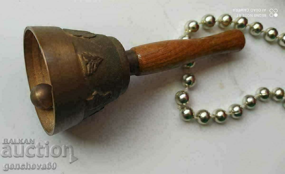 Delivery of Old French bronze bell, table bell Delivery of Old French bronze bell, table bell