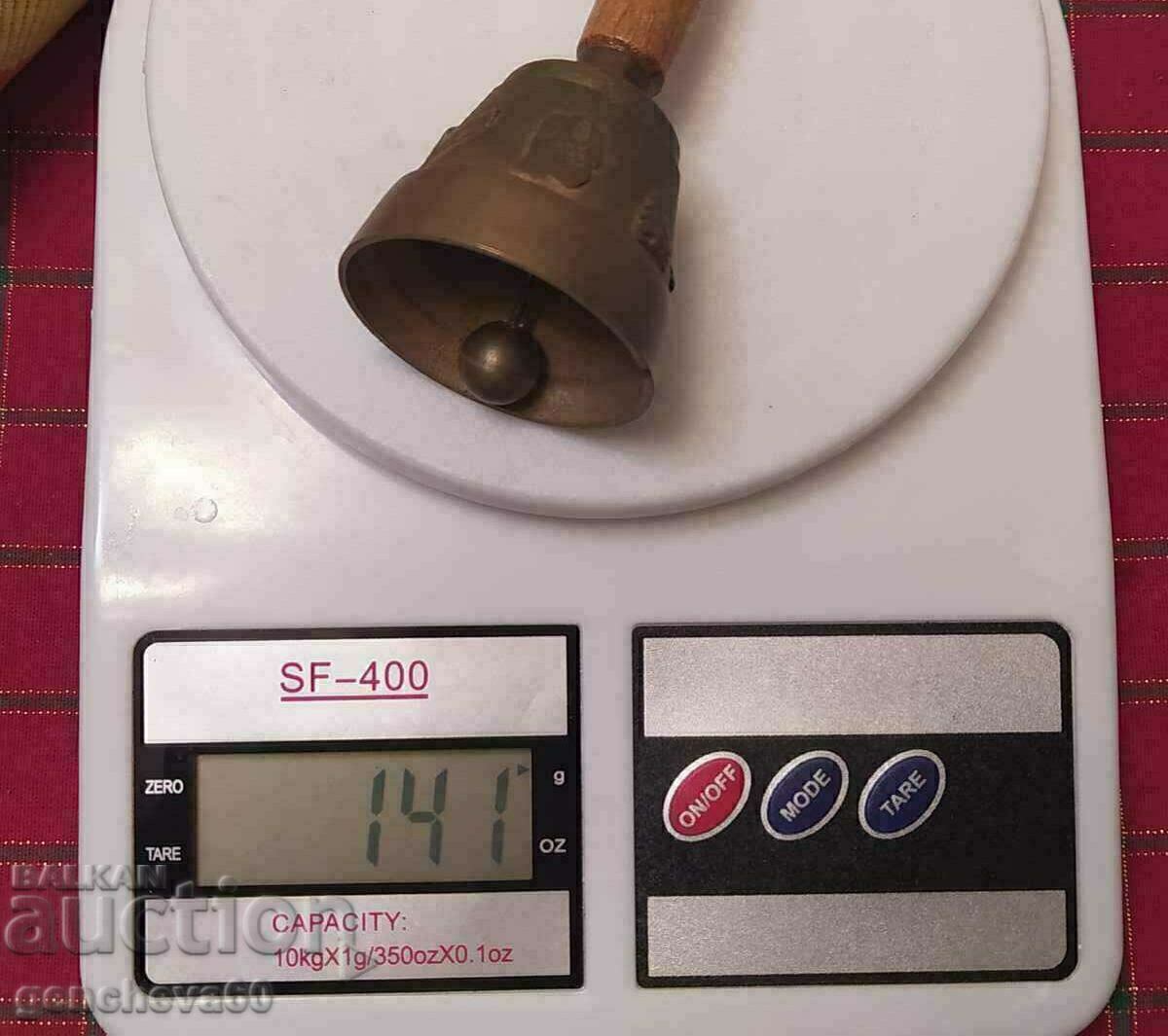 Old French bronze bell, table bell - 6 Old French bronze bell, table bell - 6