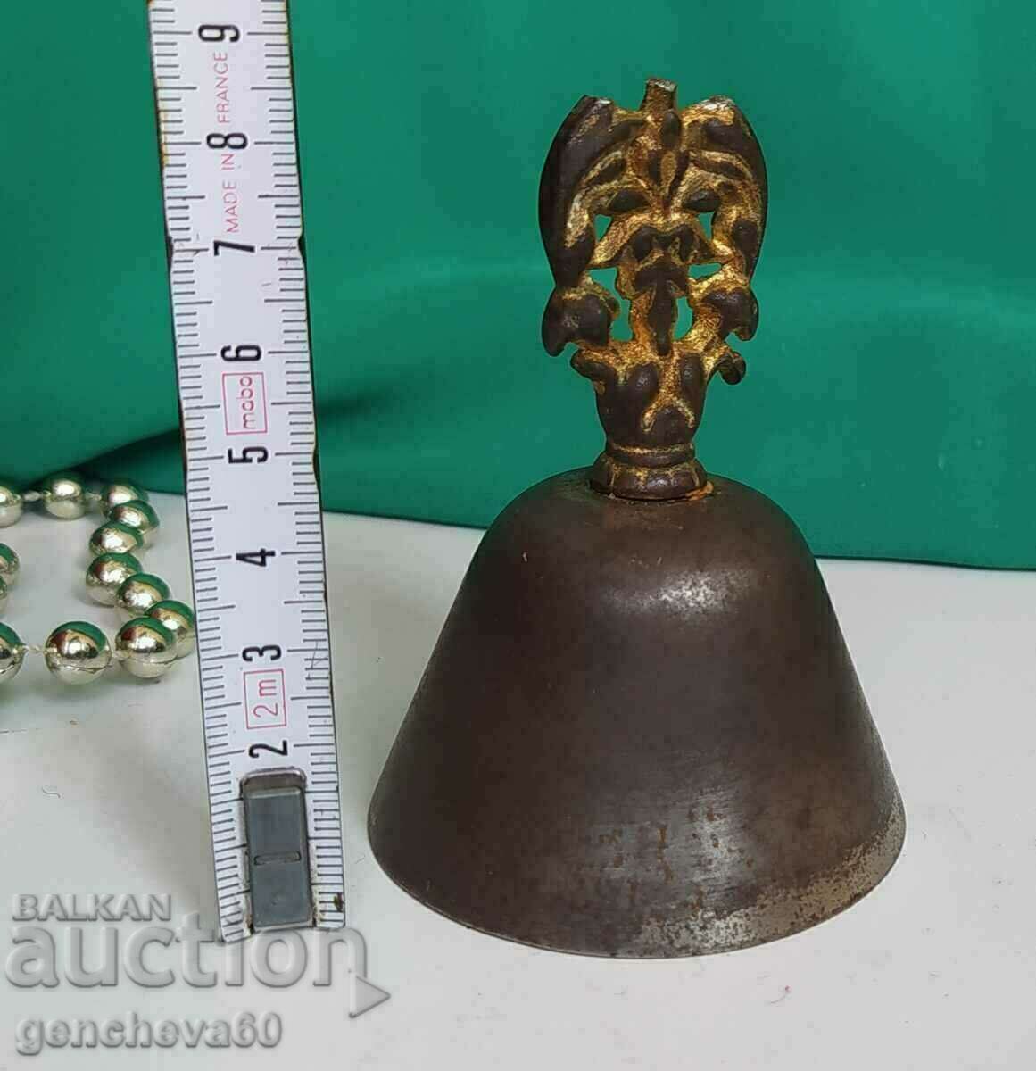 Old metal school bell, bell with price 30.00 BGN | € 15.34 Old metal school bell, bell with price 30.00 BGN | € 15.34