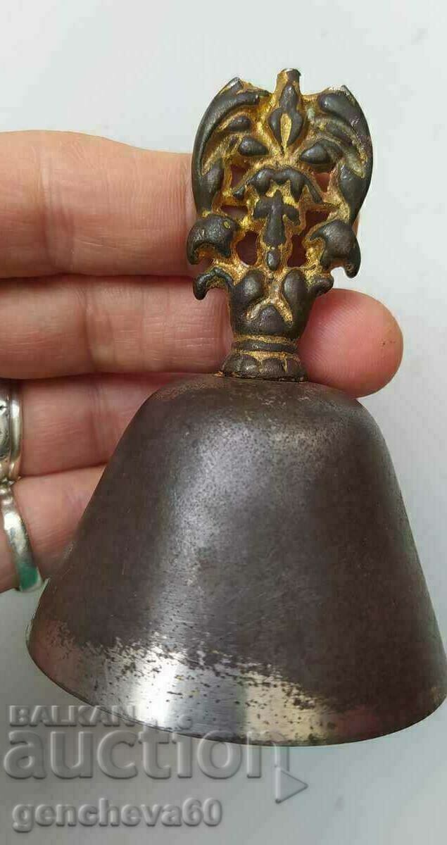 Old metal school bell, bell - 5 Old metal school bell, bell - 5