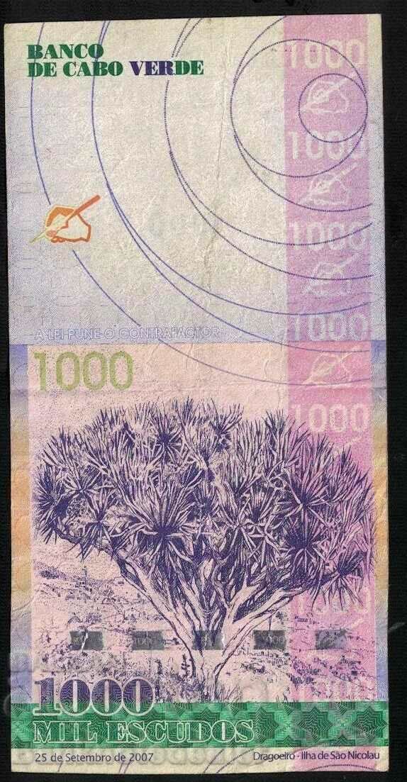 Cape Verde 1000 Escudos 2007 Pick 70 Ref 9052 with price 36.00 BGN | € 18.41