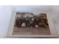 Photo Gabrovo Men women and children 1926