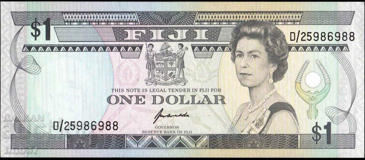 tino37- FIJI - 1 DOLLAR - 1993 - UNC with price 27.00 BGN | € 13.80