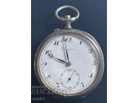 Silver pocket watch "LONGINES"