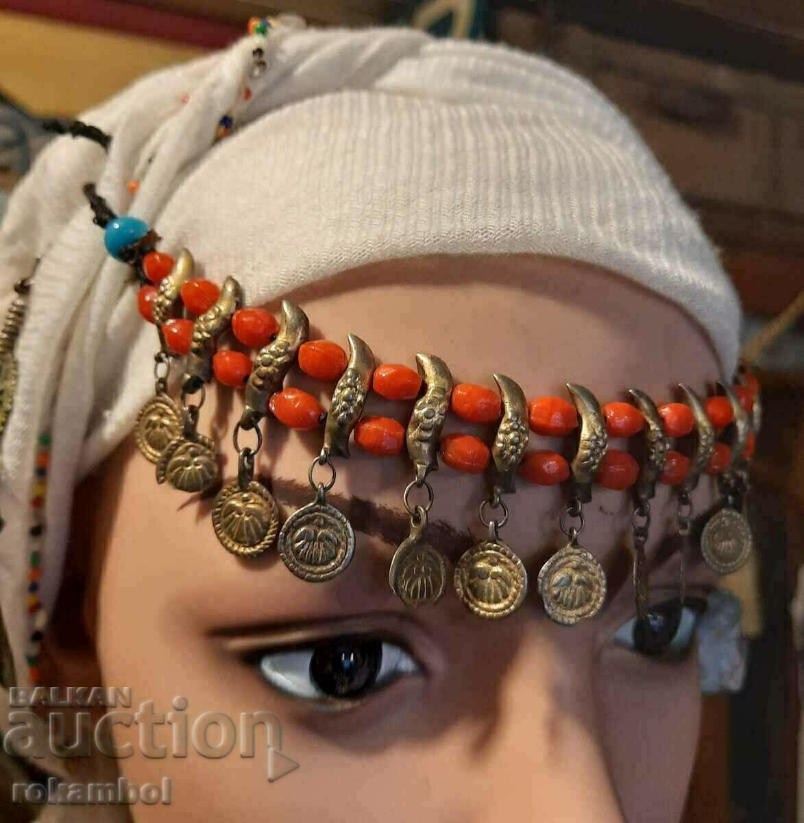 Παράδοση Αναγεννησιακό ασημένιο κόσμημα με επιχρύσωση, headpiece