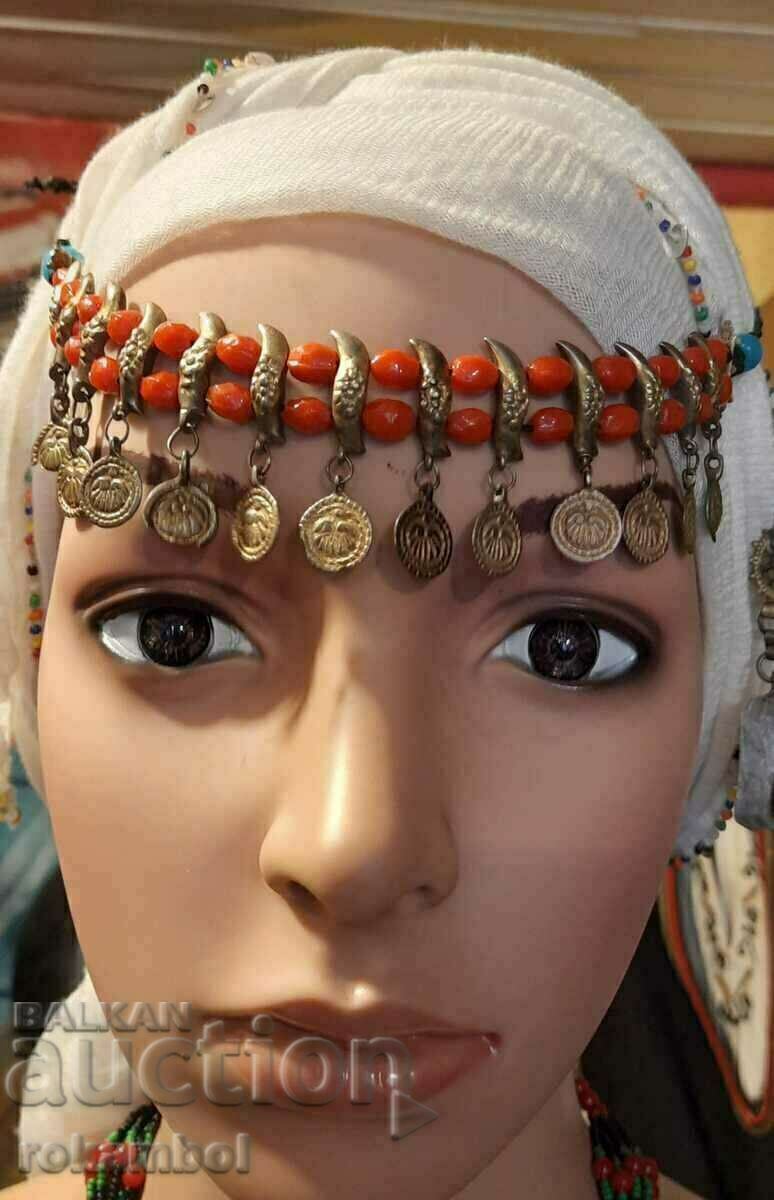 Αναγεννησιακό ασημένιο κόσμημα με επιχρύσωση, headpiece