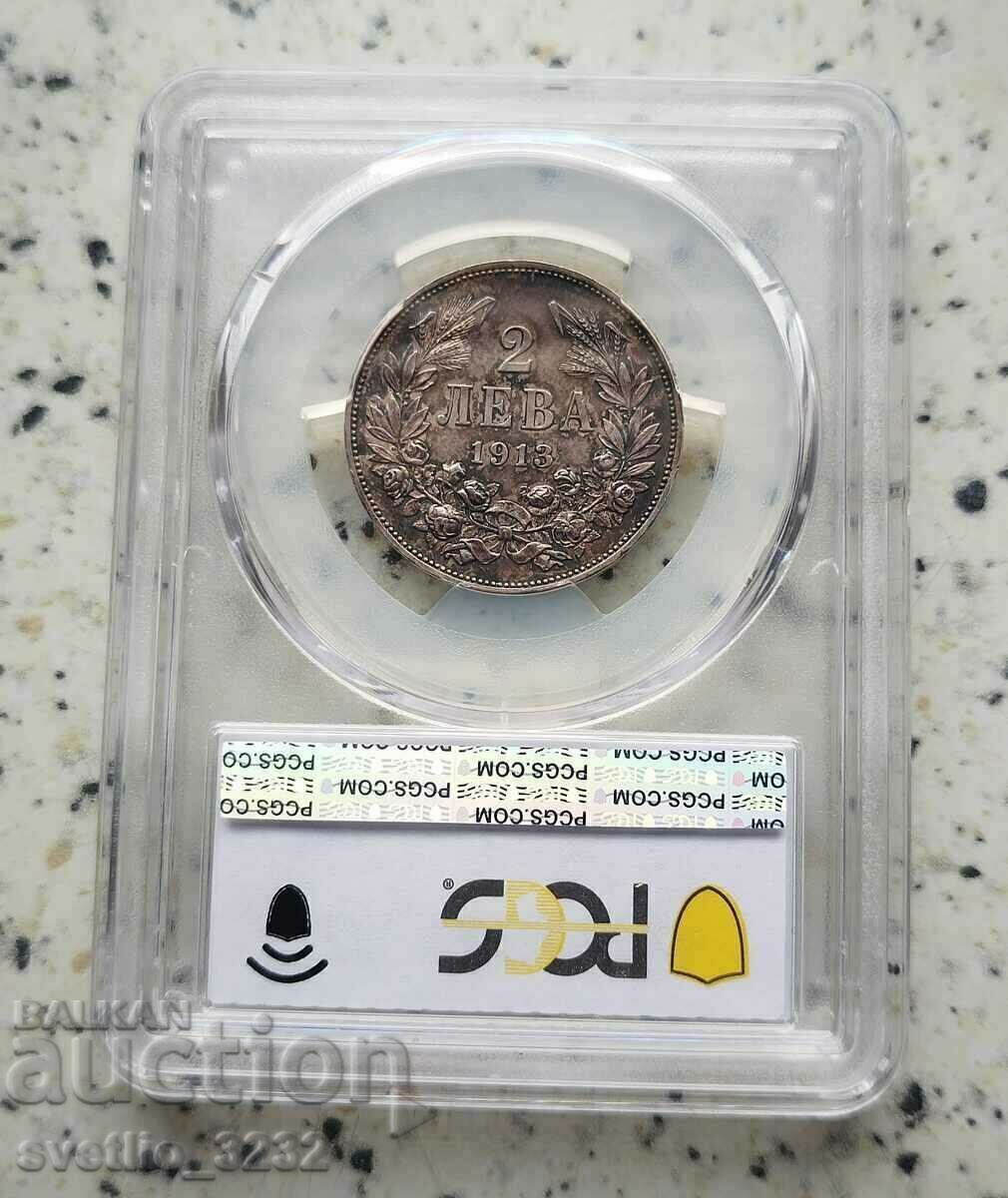 2 BGN 1913 AU 58 PCGS cu preț 199.00 BGN | € 101.75 2 BGN 1913 AU 58 PCGS cu preț 199.00 BGN | € 101.75