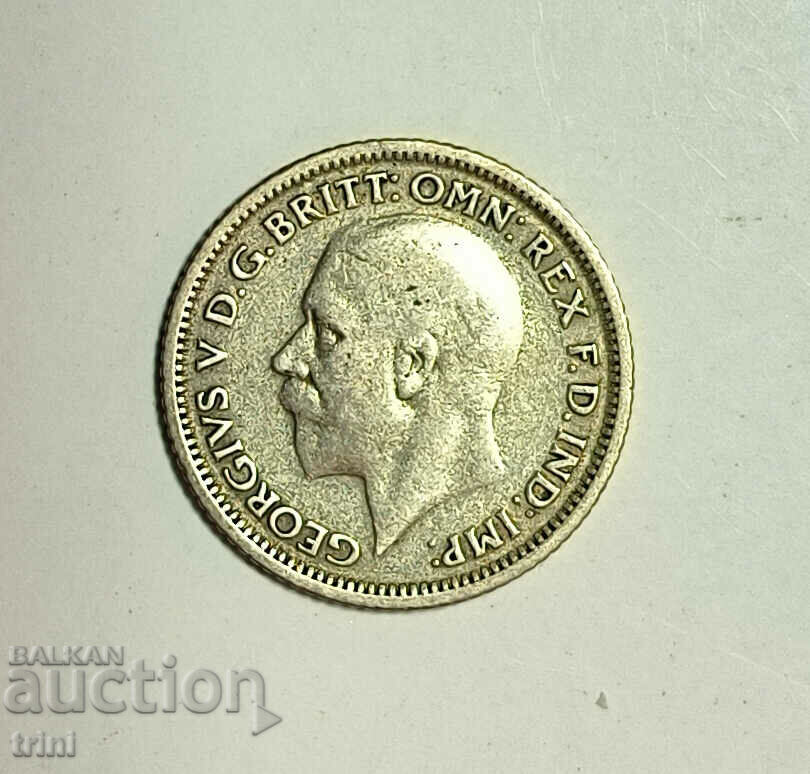 Marea Britanie 6 pence 1929 anul e57 cu preț 10.00 BGN | € 5.11 Marea Britanie 6 pence 1929 anul e57 cu preț 10.00 BGN | € 5.11