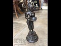 Old bronze statuette #4601