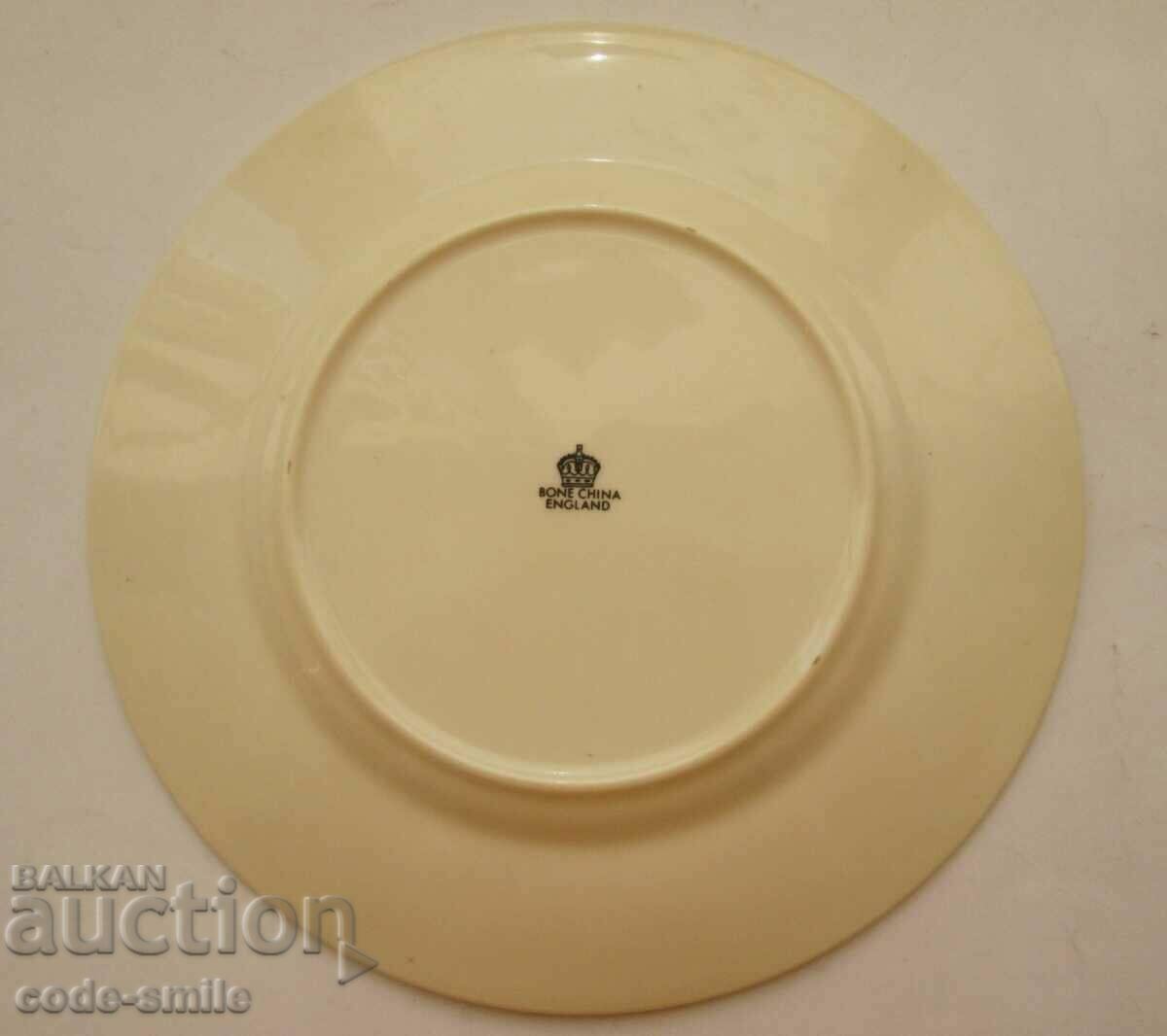 Old porcelain plate Art Deco bone china signed - 5 Old porcelain plate Art Deco bone china signed - 5