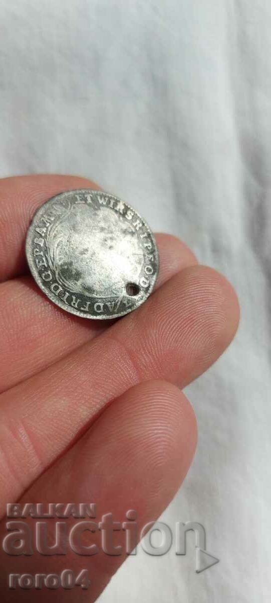 OLD SILVER COIN - 1764