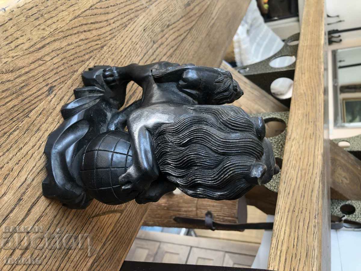 AFRICAN EBONY FIGURINE - PERFECT - 6