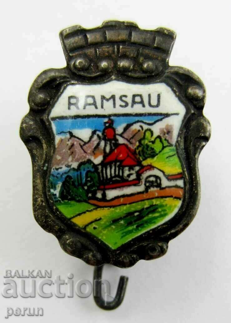 Resort Ramsau Austria Coat of arms Emblem - Old badge