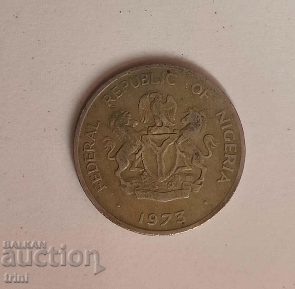 Nigeria 10 kobo 1973 year e73 with price 1.00 BGN | € 0.51 Nigeria 10 kobo 1973 year e73 with price 1.00 BGN | € 0.51