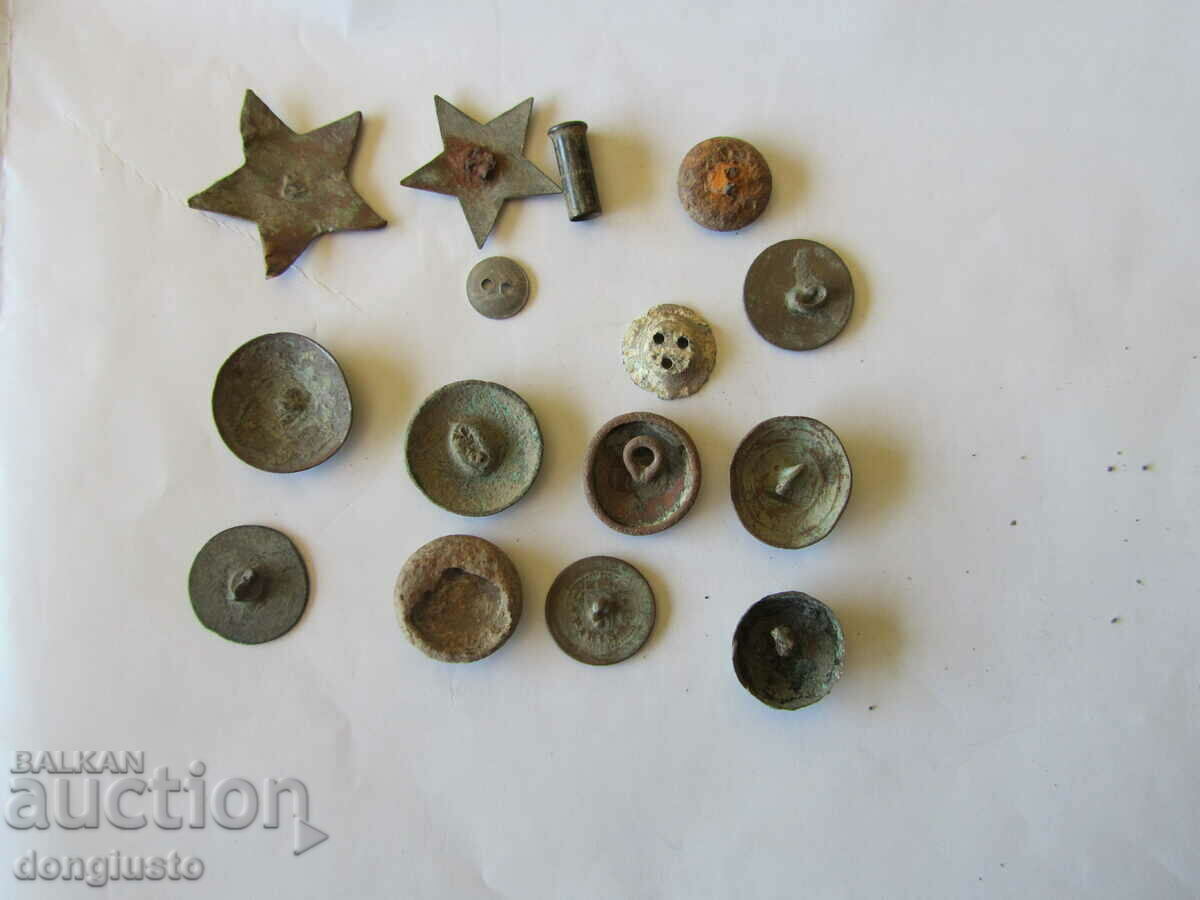 Delivery of Military buttons, stars, etc. Delivery of Military buttons, stars, etc.