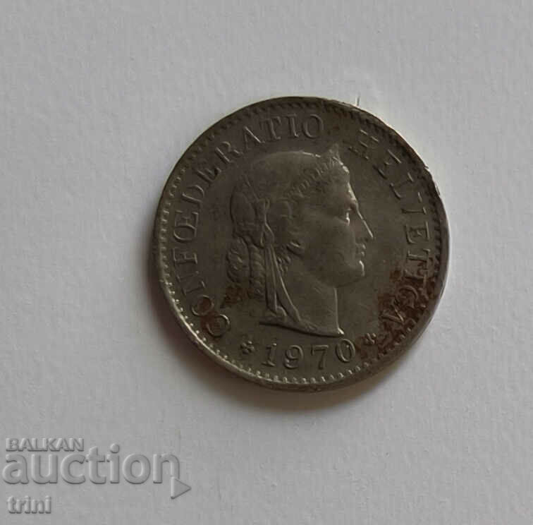 Elvetia 5 rapen 1970 anul e79 cu preț 1.00 BGN | € 0.51 Elvetia 5 rapen 1970 anul e79 cu preț 1.00 BGN | € 0.51