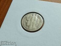 Moneda Franta de 50 de centi din argint din 1895